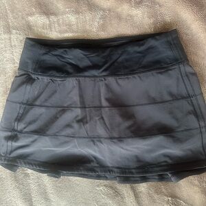 Lululemon Athletica Black Tennis Skirt